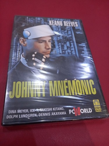 Johnny mnemonic raro dvd - mnemonic,