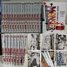 Monster Manga Inglese Volume 1-18 (END) Set Completo di Naoki Urasawa Nuovo-DHL EXPRESS