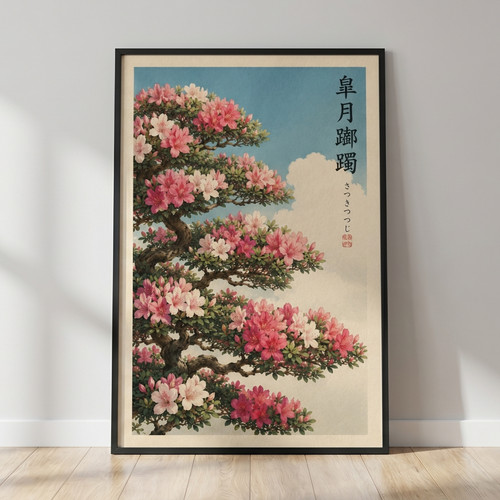 Poster albero azalea - poster,