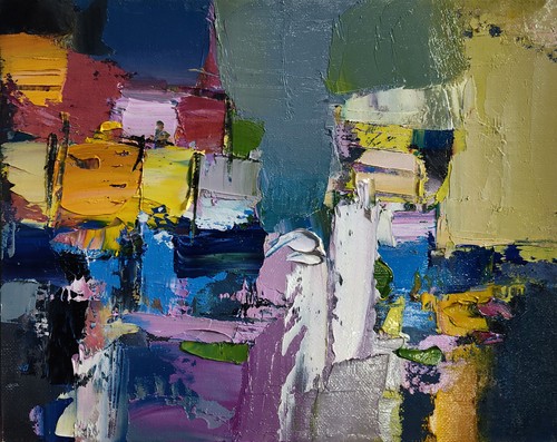 Dipinto olio originale - , 10"x8"