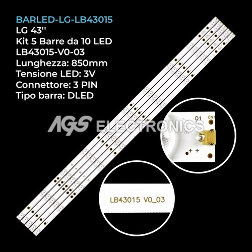 Kit barre strip led tv - kit,