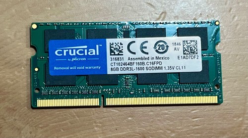 Crucial 8gb ddr3l 1600mhz - ddr3l,
