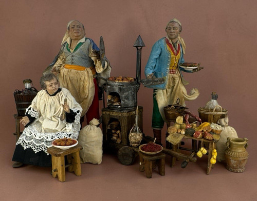 Scena oste presepe - oste, 34