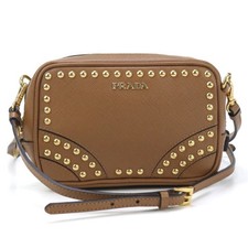 PRADA Prada Borsa a Tracolla a 2 Vie, Marrone, Donna
