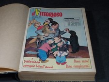 IL VITTORIOSO 1957 1/52 Annata completa – Rilegata in volume