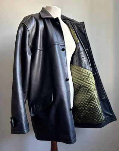Giacca pelle vintage - giacca,