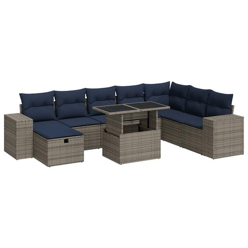Set divani giardino con - 9, pz