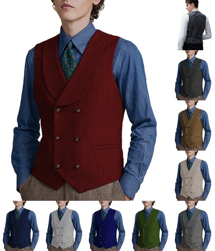 Gilet uomo scialle - , risvolto