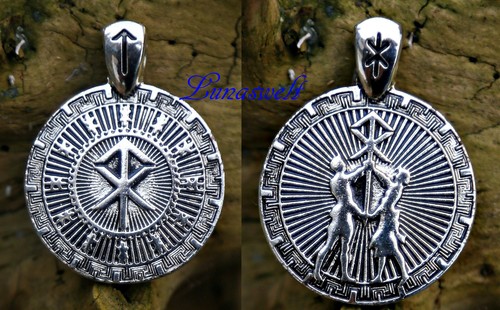 Amuleto tyr hagal motivo due - tyr-hagal,
