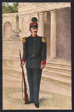 Cartolina Vaticano, Guardia Palatina in grande uniforme 