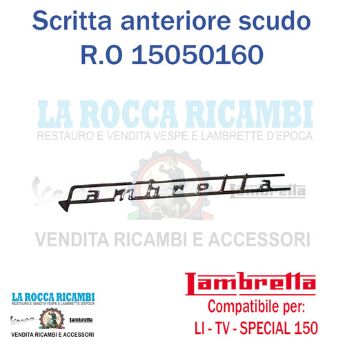 Scritta sottile lambretta - scritta, "lambretta"