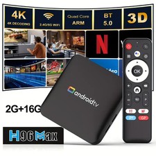 H96Max S905L3 4K HD Android 14 Smart TV Box USB 2.0 2.4G e 5G Doppio WiFi Suppor