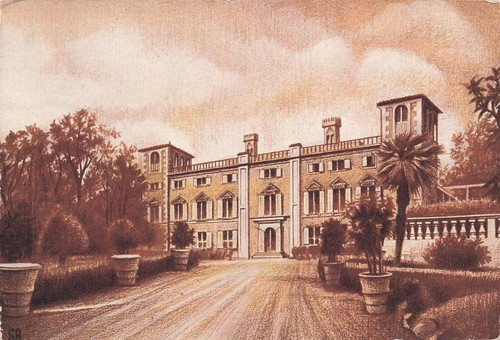 48c cartolina villa - cartolina,