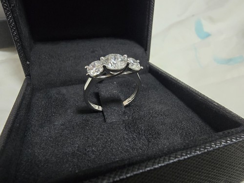 Trilogy anello oro diamanti - trilogy,