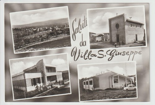 Vecchia cartolina villa - cartolina,