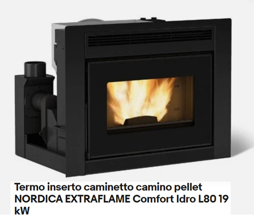 Inserto camino pellet della - a,