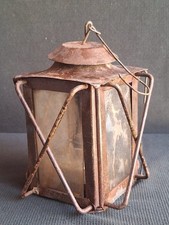 Militaria WW1 LANTERNA da Trincea Italiana Anni '20 FUNZIONANTE