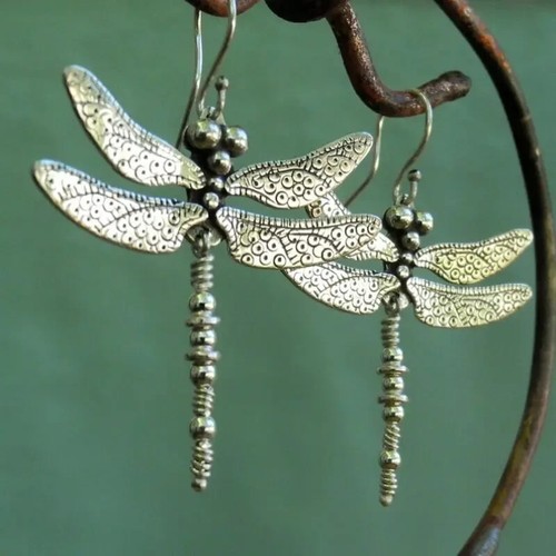 Orecchini pendenti libellula