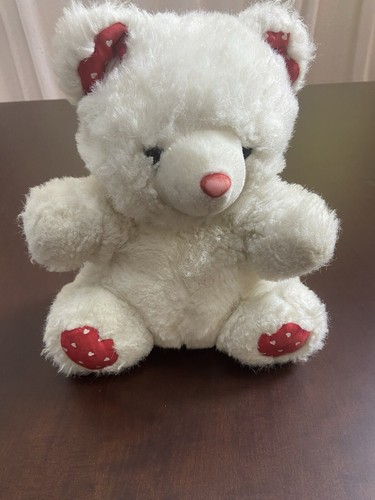 Orsetto bianco peluche altezza - peluche,