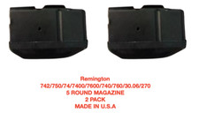 Remington 742/750/74/7400/7600/740/760/30.06/270 5 RIVISTE ROTONDE CONFEZIONE DA 2