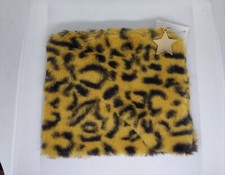 pochette donna Porta trucchi Leopardata Pelliccia Astuccio Beauty 