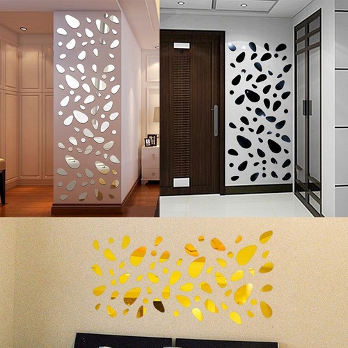 Adesivo specchio parete 3d - adesivo, da