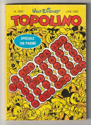 Topolino 1600 1986 - n°1600,