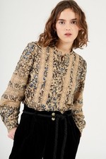 Antica camicetta pizzo Batik
