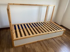 letto bambino modello kura ikea 90x200 rete materasso  buono stato