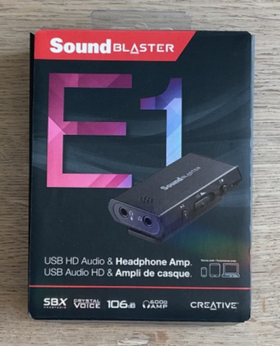 Sound blaster amplificatore - sound, e1