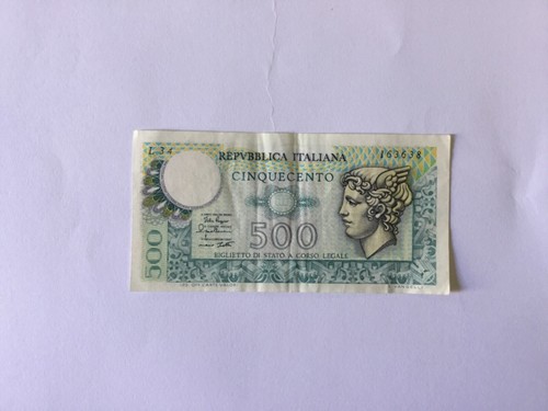 500 lire del - come, nuove.