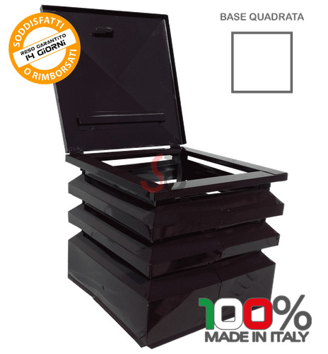 Comignolo marrone base - comignolo,