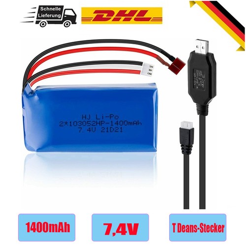 Batteria lipo 1400 - 7,4, mah