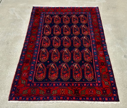 Tappeto hamadan vintage audace - tappeto,