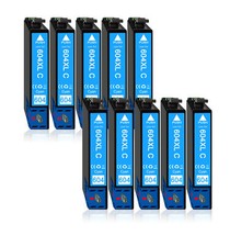 Confezione da 10 solo ciano