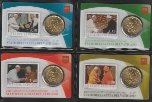 Vaticano 2021 stamp coin - 2021,