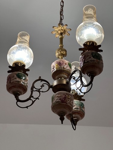 Lampadario capodimonte pezzo - capodimonte.,