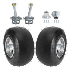 Two 5" Slick 10x4.50-5 Front