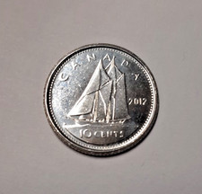Moneta CANADA 10 cents 2012