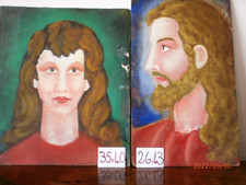 Nr 6 acquerelli naif su pannelli di legno compensato. Provengono da un ..