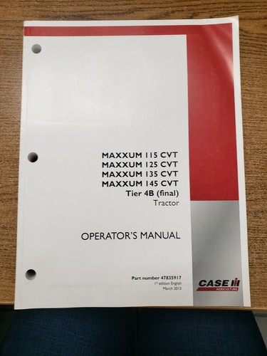Case maxxum 115 - maxxum, 125