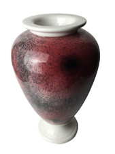 Vaso in Ceramica Artistica e Smalti Brillanti e  Design Originale Made In Italy