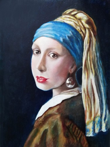 Ritratto donna dipinto ad - donna,