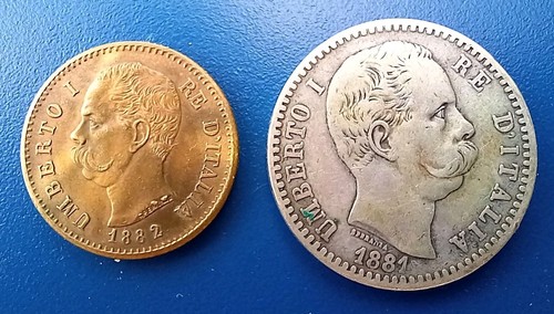 Moneta umberto i re - 2,