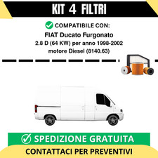 Kit 4 Filtri Tagliando per