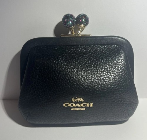 Coach kisslock portamonete - kisslock,