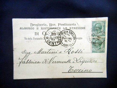 1909 cartolina pubblicità - 1909,