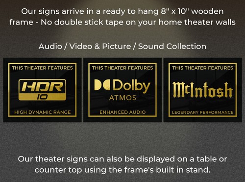 Insegna home cinema - home,