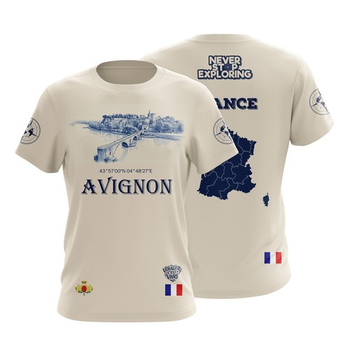 Shirt avignone francia - t-shirt,