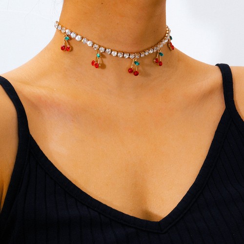 Catena collo con strass - da,